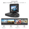 Front and Rear Camera, Drive Recorder, 120° Wide Angle, Circular