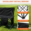 Zettfuly Soccer Bench for Team - Portable Folding Bench Seats