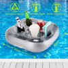 Inflatable Floating Pool Drink Holder with Large Capacity - Ideal