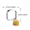 WDYJMALL Ausstechform in Hamburger-Brotform