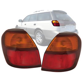 Auto Parts Avenue APA Replacement Tail Light Rear Lamp for 2000 2001 2002 2003 2004 Outback Wagon with Bulbs Included Right and Left Pair Set 84201AE16A 84201AE17A SU2805103 SU2804103