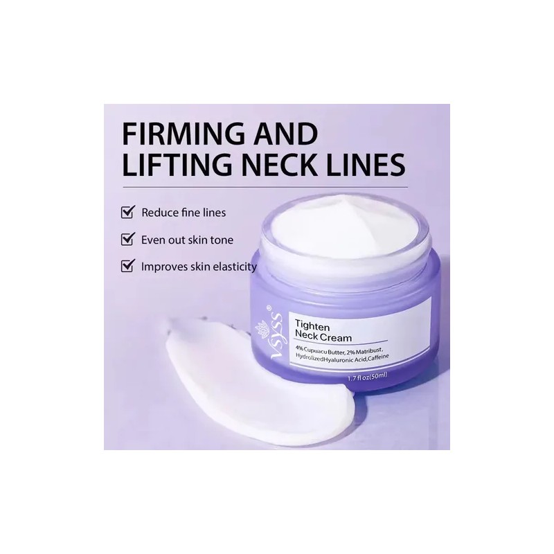 Vsyss Crema Cuello Reafirmante Tensor Antiarrugas Piel Todo Tipo Día