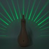 PeacockShaped Projection Lamp Decorative Light Touch Control ABS Nightlight Bedroom(Pink