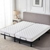 Waterproof Quilted Split King Mattress Protector Pad for Adjustable Bed