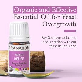 Pranarom - Yeast Relief Wellness Blend 5ml - Aromatherapy with Essential Oils - Certified Organic Ingredients - Pure, Soothing, Cruelty-Free, UV-Protected