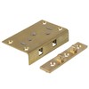 Medium Brass Half Mortise Chest or Box Lock w/ Skeleton