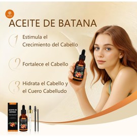 WEUD 4PCS Aceite de Batana Original, Batana Oil Hecho En Coreano, Aceite de Batana para el Cabello, 100% Natural, Hipoalergénica, Sin Químicos, Crecimiento Capilar para Todo Tipo de Cabello