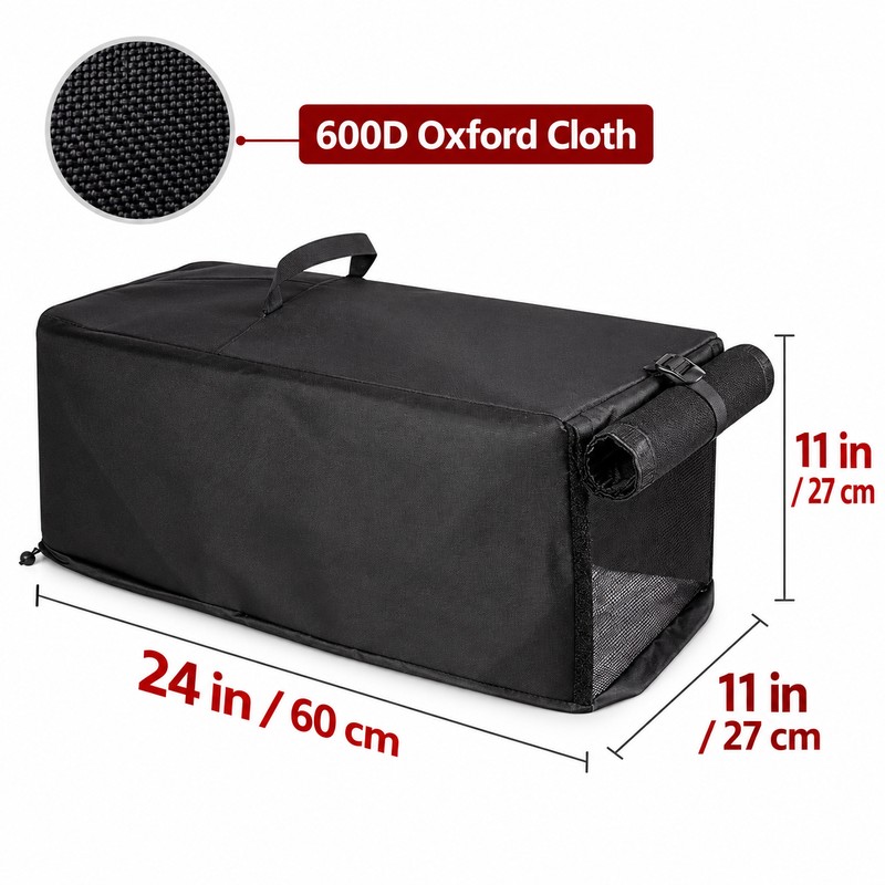 600D Oxford Pool Pump Winter Cover, Waterproof UV-Resistant Equipment Cover