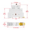 Heschen Modular Household AC Contactor, CT1-20M/20, 20A, 2 Pole, 2NO,