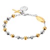 JewelryWe Jewellery Rosary Bracelet, Stainless Steel Virgin Mary Catholic Holy