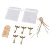 Key Bottle Opener Vintage DIY Exquisite Elegant Angel Wing Key