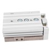 Pneumatic Cylinder SMC Type Dual Shaft Rod Double Acting Precise
