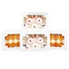 Gcardist Auto-pop Up White 30.5x20.3x6.4cm 6Pcs Cookie Box with Window