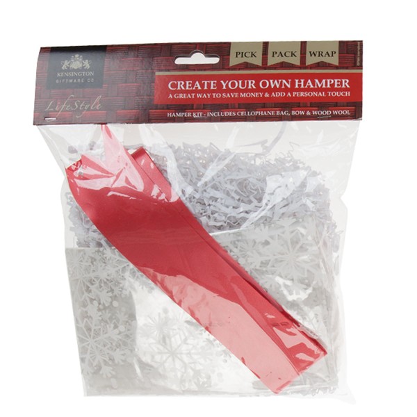 Make Your Own Hamper Kit - Bag, Bow & Shredded