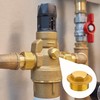 Pack of 4 Brass Plugs, 1/2 Inch Male Thread Sealing