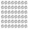 CYEER 50 Pcs M3 Wire Rope Clip Clamp, 304Stainless Steel