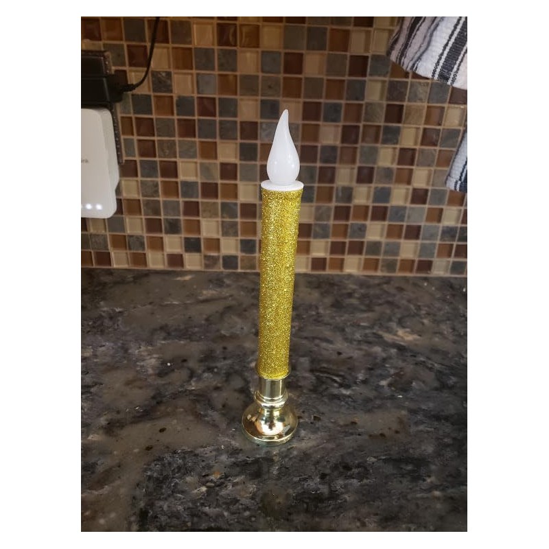 Set of 4 Battery Operated Christmas Window Led Candle with