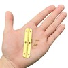 20 PCS Mini Extended Hinges for Small Boxes with Screws