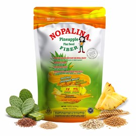 Nopalina Piña 454 g Suplemento Alimenticio de Fibra con Linaza y Nopal