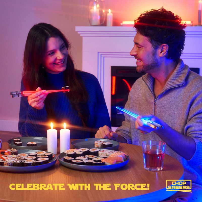 Lightsaber Chopsticks Light Up, Starwars Chopsticks Light Up, Mini Lightsaber,