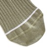 BOSS, 2-Pack Ankle Logo Ribbed Socks, kalamata green/white, 7-13