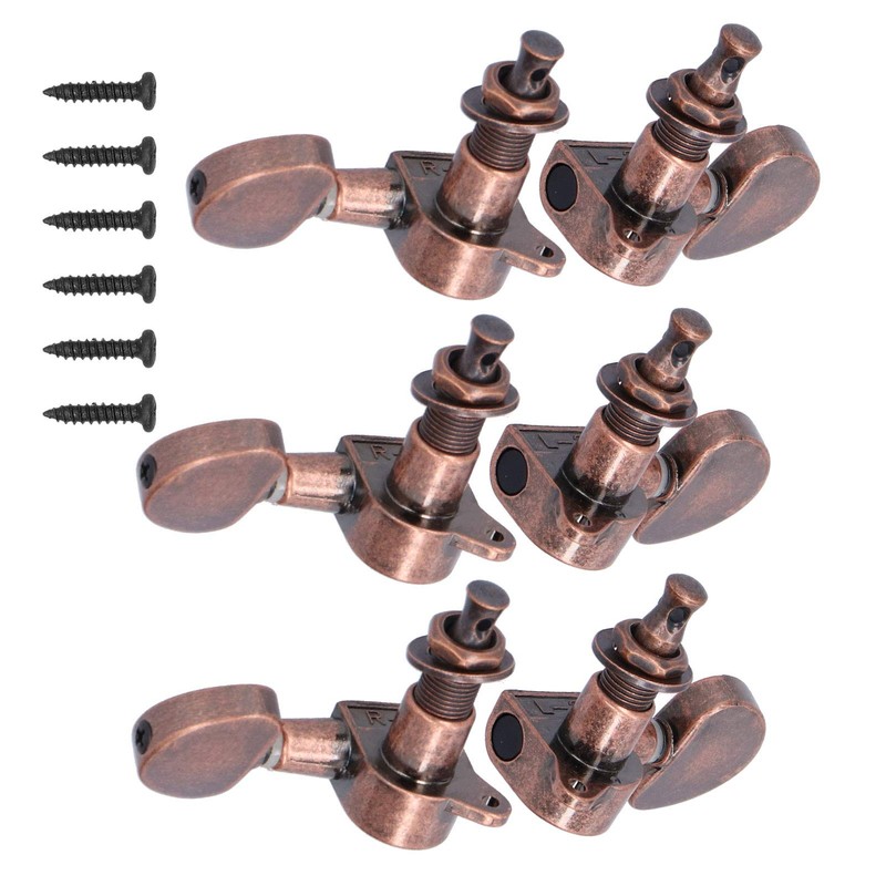 Acoustic Guitar Closed String Tuning Pegs 3L 3R Tuning Key