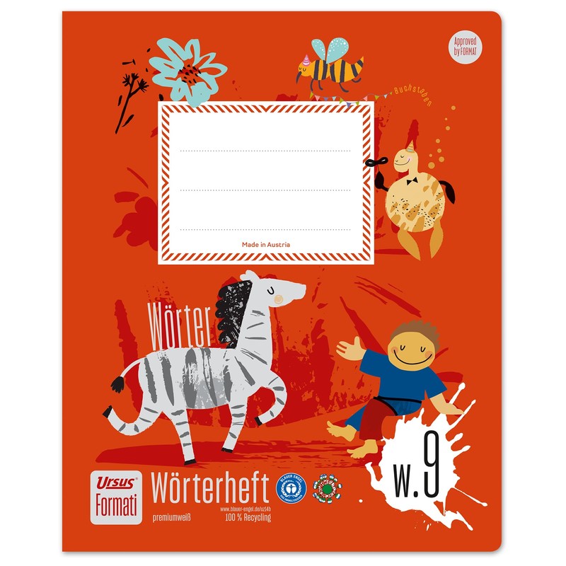 Formati Dictionary Book W.9 Quart 20 Sheets 6/6/6 mm Lined