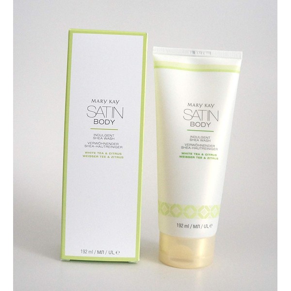 Satin Body Indulgent Shea Wash White Tea & Citrus Pampering Shea Skin Cleanser 192ml Mhd 2023/24