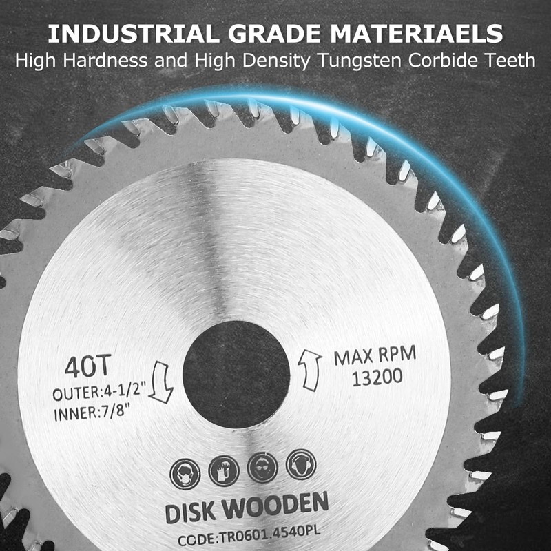 DMJJSD® Circular Saw Blade,2 pcs 115mm Carbide Saw Blade 4.5"