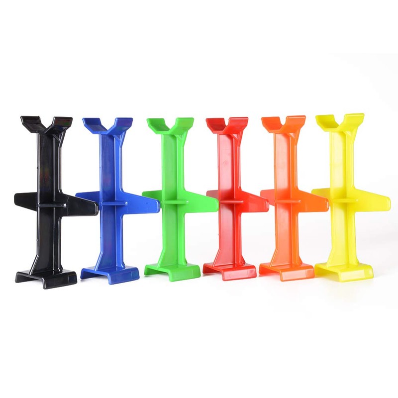 MOTO4U - Soporte para horquilla de bicicleta (25 cm), Negro