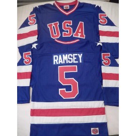 K1 30325 1980 MIKE RAMSEY Olympic USA MIRACLE Hockey K1 Jersey New BLUE Any Size - Small