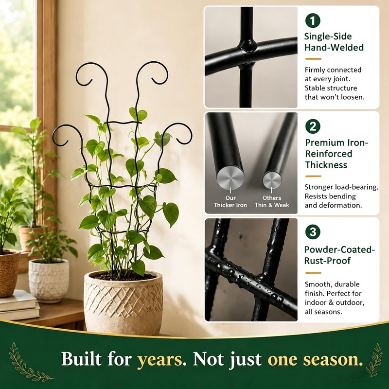 LXCSYXJ Small Trellis for Potted Plants,Trellis for Climbing Plants Outdoor