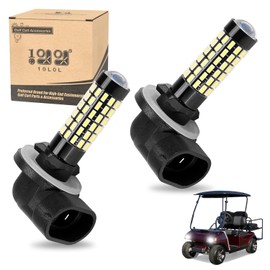 10L0L 881 Golf Cart Head Light Bulb for EZGO, Club Car DS & Precedent, Headlight or Fog Light Replacement Bulb, Pack of 2