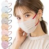[millarouge] バイカラーマスク マスク 不織布 3Dマスク 4Dマスク 立体マスク 冷感 血色マスク 不織布マスク