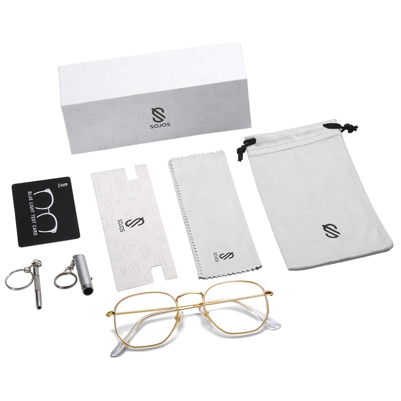 SOJOS Vintage, 0c1 Gold Frame, Tiny