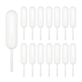 Aimall 200 PCS Precision 4ml Plastic Droppers, 2.36" Long, Disposable & Durable, Ideal for Laboratory & Crafts