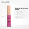 FOCALLURE Beam Eyeliner, Metallic Glitter Shimmer Eye Liner, Waterproof Liquid