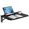 HOOBRO Folding Table, Wall Mounted Floating Desk with Iron Bracket,