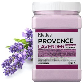 Nielies Jelly Mask, Facial Skin Care- Lavender Peel-Off Jelly Mask Set, Jelly Mask For Facials, Face Mask For Instant Hydration, Vegan Peel Off Face Mask, For Oil Control, Smoothing (Lavender)