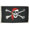 Prom 5Ft X 3Ft Flag Pirat Rotes Tuch