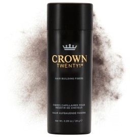 CROWN Hair Building Fibers (28g) - Instantly Cover Fine & Thinning Hair for a Thicker, Fuller Look - A Natural Keratin Concealer - 13 Shades for Men & Women - Dark Auburn