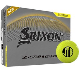 Srixon Z-Star Diamond 3 Yellow Monogrammed Golf Balls - 2025 Model