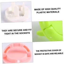 SHOWERORO Socket Protectors Outlet Covers 60pcs Plug Cap Outlet Concealer Quality Material Baby Safe