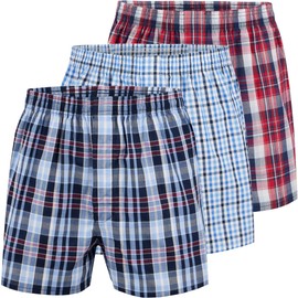 City Life Pack of 3 Men's Boxer Shorts Boxer Webboxer Economy Pack S - 4XL, Design 08, M