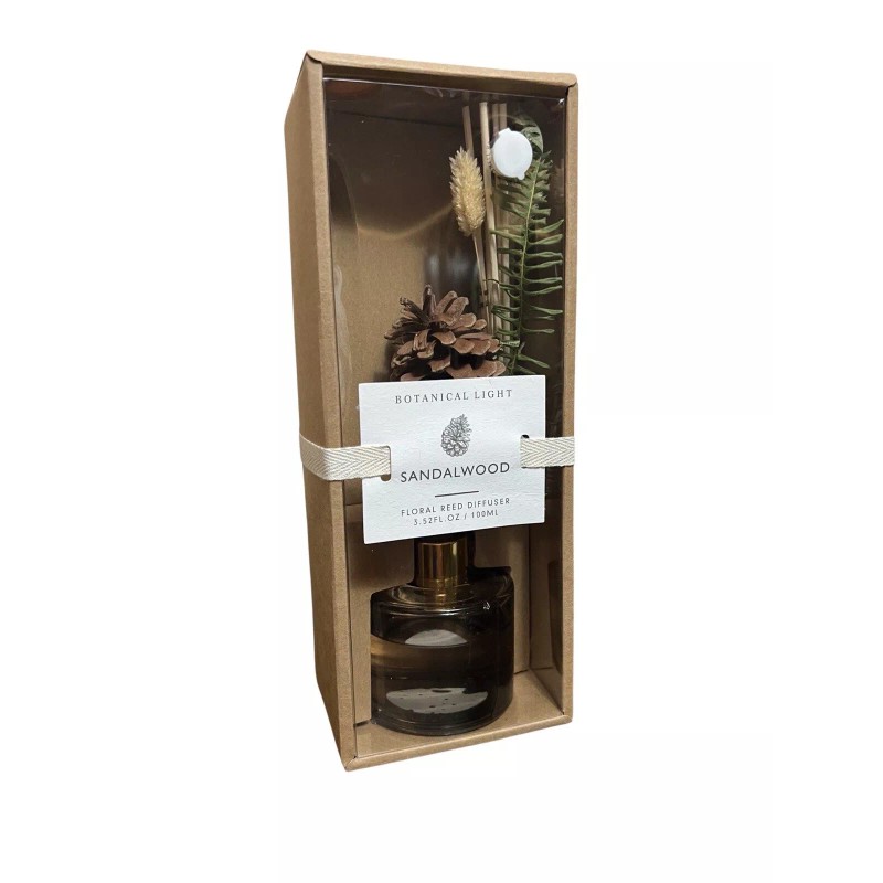 Botanical Light Sandalwood Floral Reed Diffuser 3.52 FL