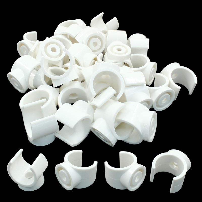 suiwotin 50pcs PEX Clamp 1 Inch Pipe Clamps, PVC Pipe