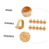 STOBAZA 2sets Tiny Woven Baskets Miniature Flower Baskets Seagrass Wedding