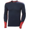 Helly Hansen Men's Lifa Merino Midweight Crew Shirt, Navy, L