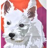 Westie Apron by Leslie Gerry,Multi,69cm x 89cm