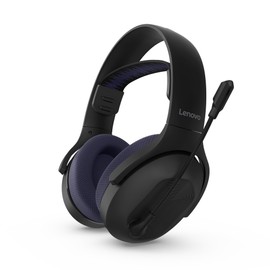 Lenovo Legion H410 Wireless Gaming Headset | Gaming Headphones | Black/Dark Purple